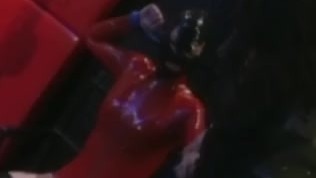 Leather lesbian Anastasia Pierce toying vintage mistress