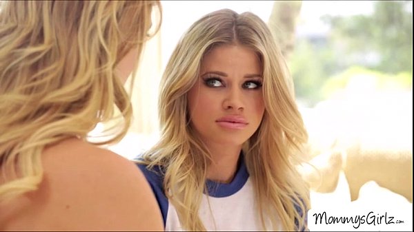 Blonde MILF Cherie draws girl Jessa to a lesbian sex
