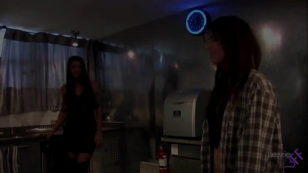 Lezzie BFF – A Teen Lesbian his Fucked on the Counter by her Step Mom