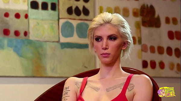 A vampyric bonde babe is seduced and fucked by two horny brunette lesbians